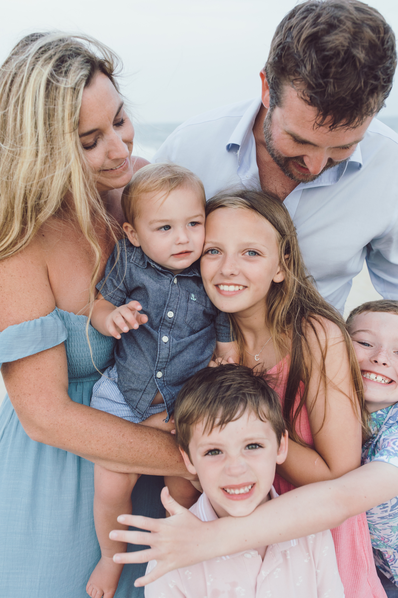 Beach photography session on Fenwick Island